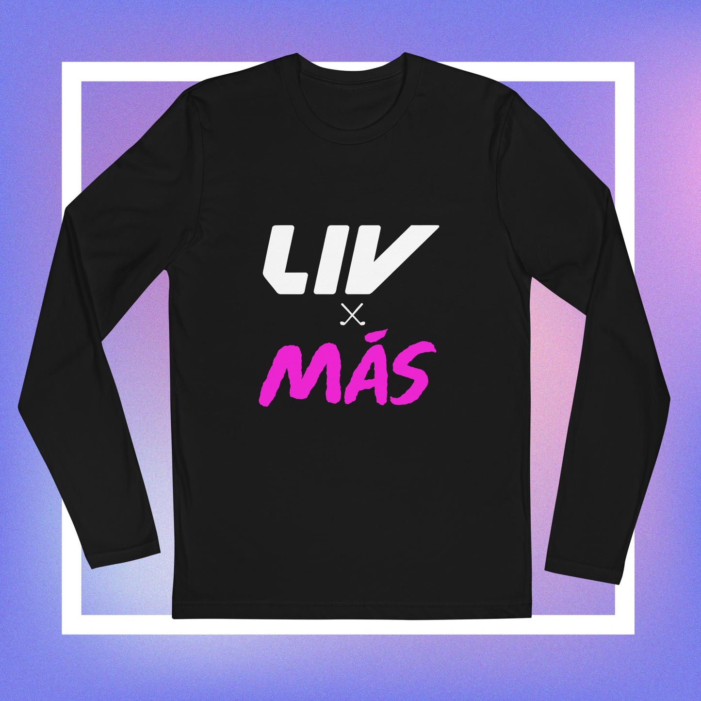 LIV x MAS Stacked Long Sleeve Crew - B & LP